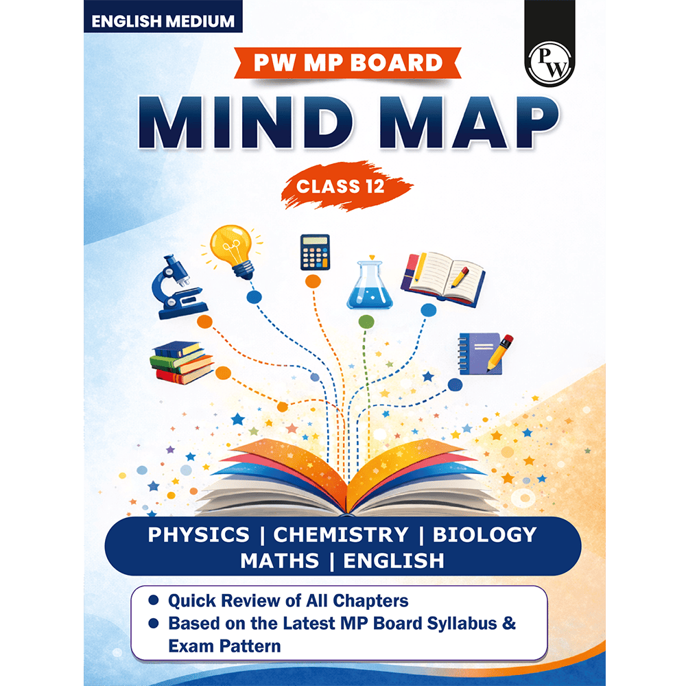 MP Board Mind Map Class 12th | Science, Mathematics & English | Last Minute Revision Notes