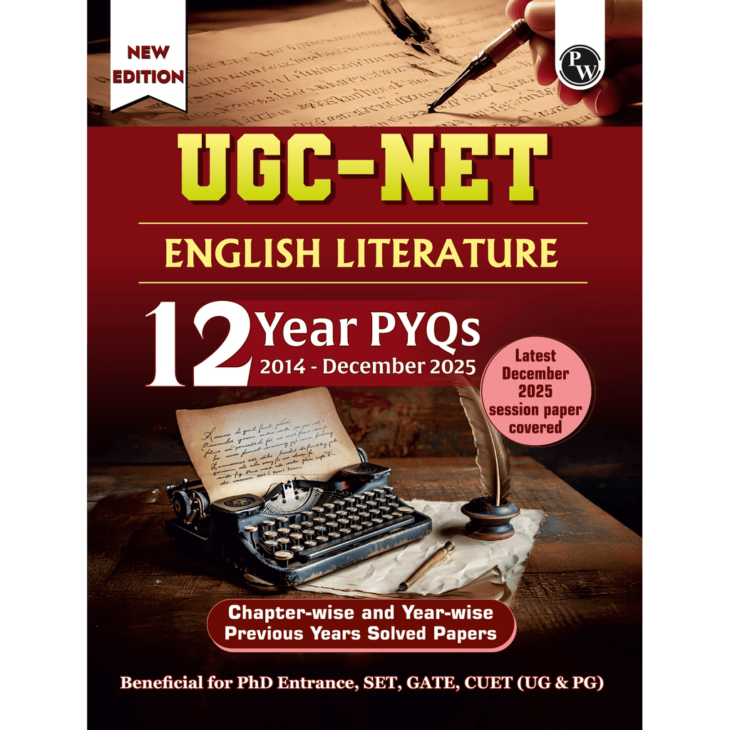 PW UGC NET English Literature PYQ 12 Years (2014-2025)|Latest December Session Paper Covered|Chapterwise & Yearwise Previous Year Solved Papers For Phd Entrance, SET, GATE, CUET UG & PG