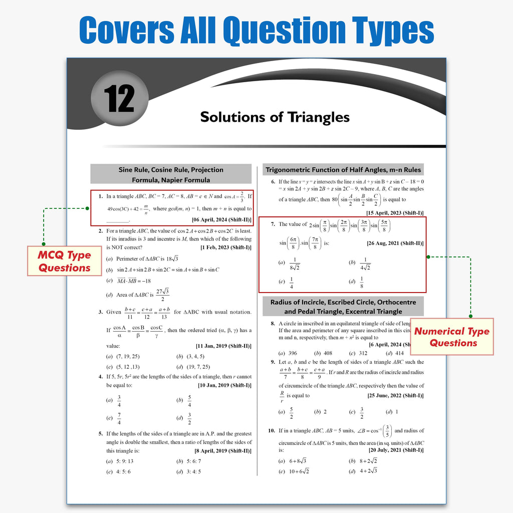 PW JEE Main PYQ 8 Years (2019-2026) Physics, Chemistry, Maths Combo Set of 3 Books | All 162 Sets Previous Years Solved Papers For JEE Main 2027 Exams | Concentrate on Relevance