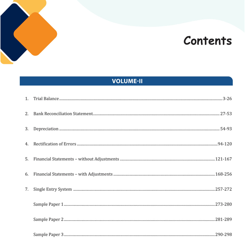 CBSE Class 11 Accountancy Volume 1 & 2 Combo Set of 2 Books | As Per Latest CBSE Pattern For 2026-27 Exams | Chapterwise Theory, Practice Questions with Detailed Explanation & Latest Sample Papers