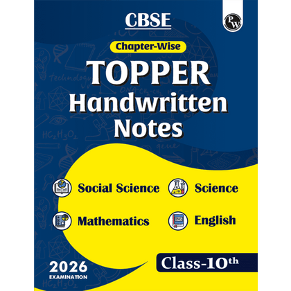 CBSE Chapterwise Class 10 Topper Handwritten Notes For 2026 Exams | Covering Science, Mathematics, Social Science and English