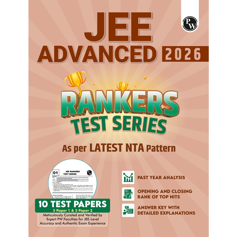 JEE Advanced Rankers Test Series 2026 As Per Latest Exam Pattern | 10 Mock Test (5 Paper I + 5 Paper II) | Elaborated Solutions with College Cutoff and Past Year Paper Analysis