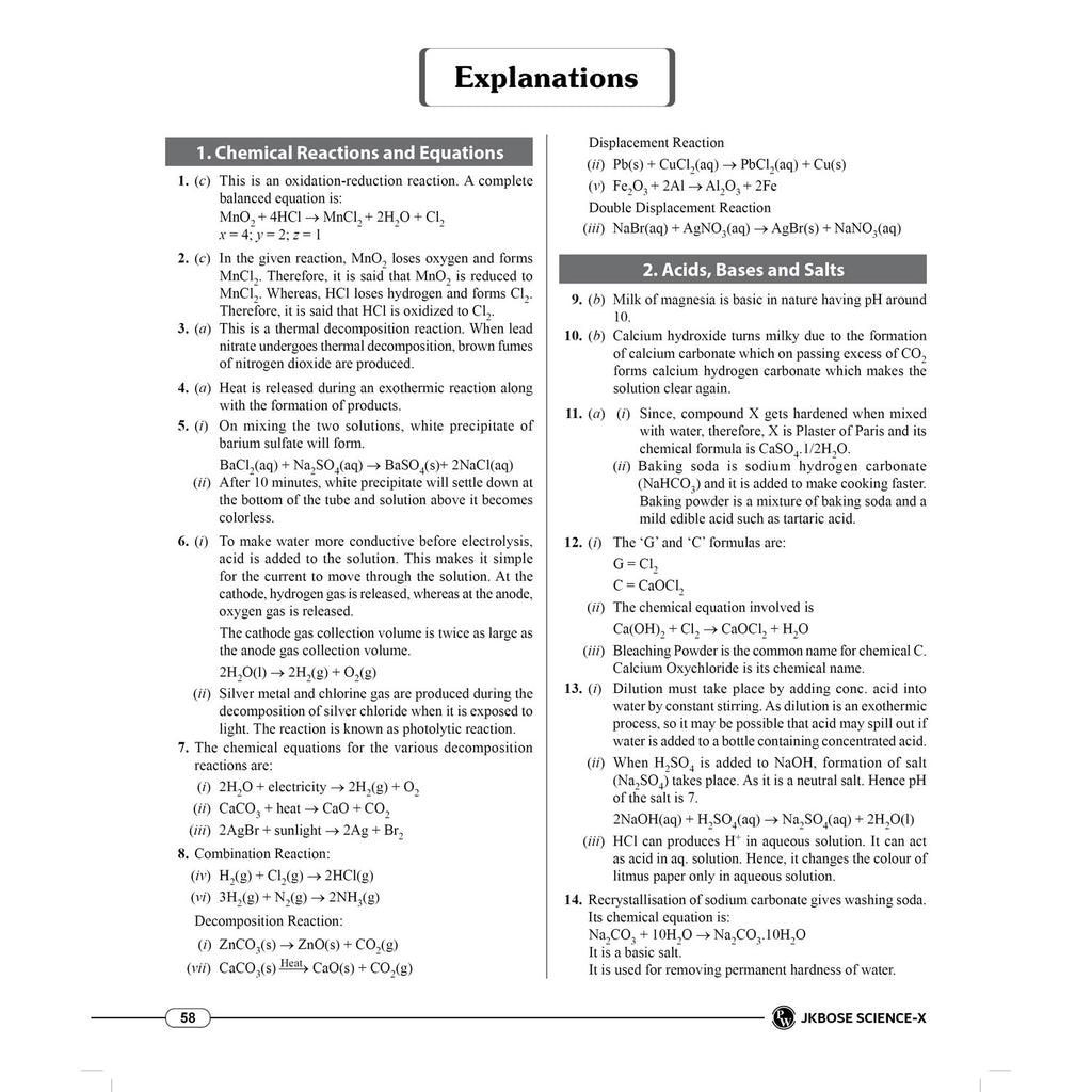 JKBose Class 10 End Game For Last Minute Preparation Book For 2027 Exams | Science, Mathematics and Social Science | Chapterwise Cheat Sheets, Quick Recall Selected Most Probable Questions