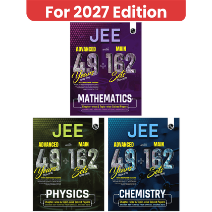 PW JEE Advanced 49 Years (2026-1978) with JEE Main 162 Sets PYQs (2026-2019) combo | Chapterwise and Topicwise Solved Papers For JEE Main & Advanced 2027 Exams
