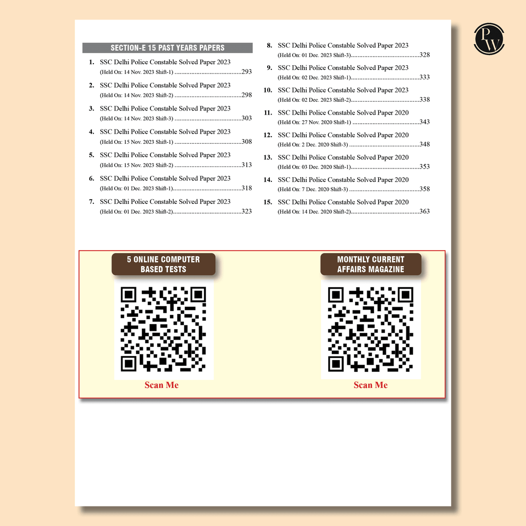 All in One SSC Delhi Police Constable 2025 Exam | Chapterwise Theory, Short Tricks, Exercises,15 Past Year Solved Papers(PYQs) 2023&2020 with 5 Online CBT Tests l English Edition