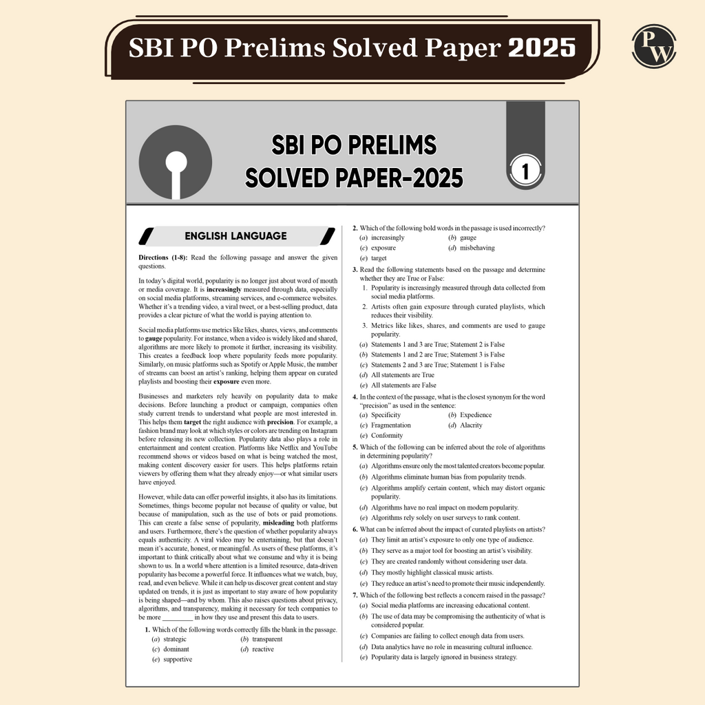 22 SBI PO Prelims & Mains Previous Year Solved Papers (Till May 2025) with 5 Online Mock Tests For 2025-26 Exam | PYQ | Fully Solved | English Edition