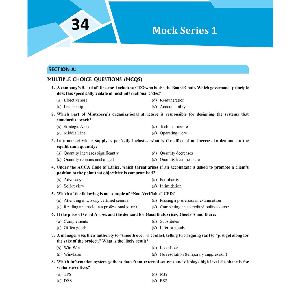 ACCA Business and Technology (BT/FBT)  Concept Book + Question Bank Combo Set of 2 Modules  2.0
