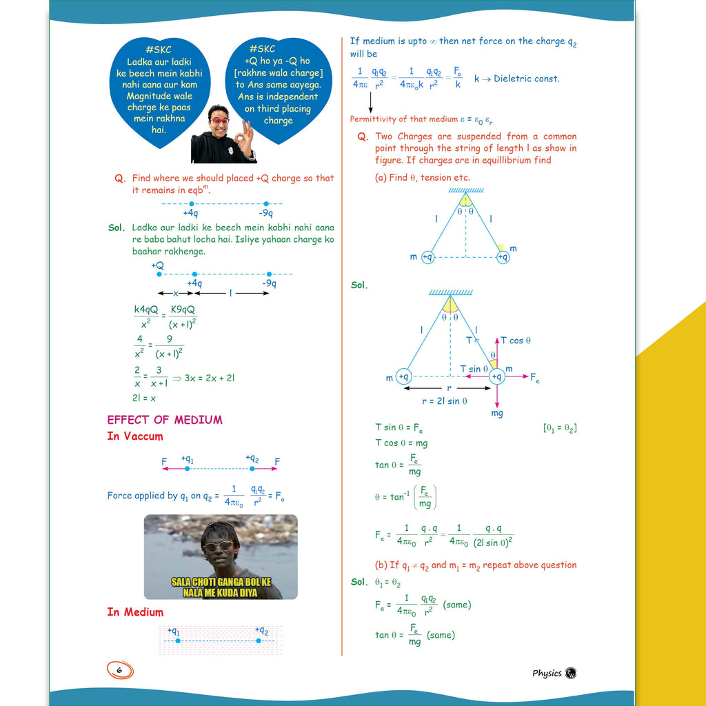 SKC Physics Crush Class 12 Handwritten Format Notes (Second Edition) By Saleem Sir For JEE and NEET Exams | English Medium From Basic to JEE Advanced via JEE/NEET