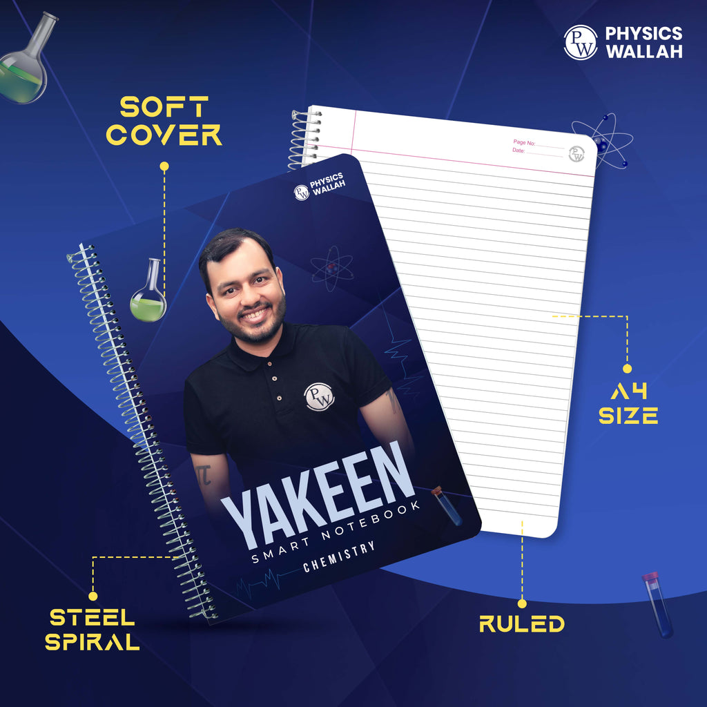 YAKEEN SMART NOTEBOOK (Chemistry) 300 page spiral A4