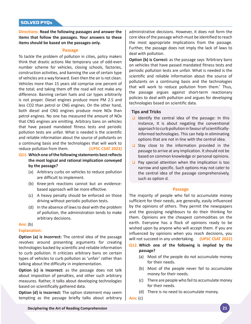 PWONLYIAS UPSC Wallah CSAT Combo Set of 3 For Civil Services Exam 2024 Latest Edition