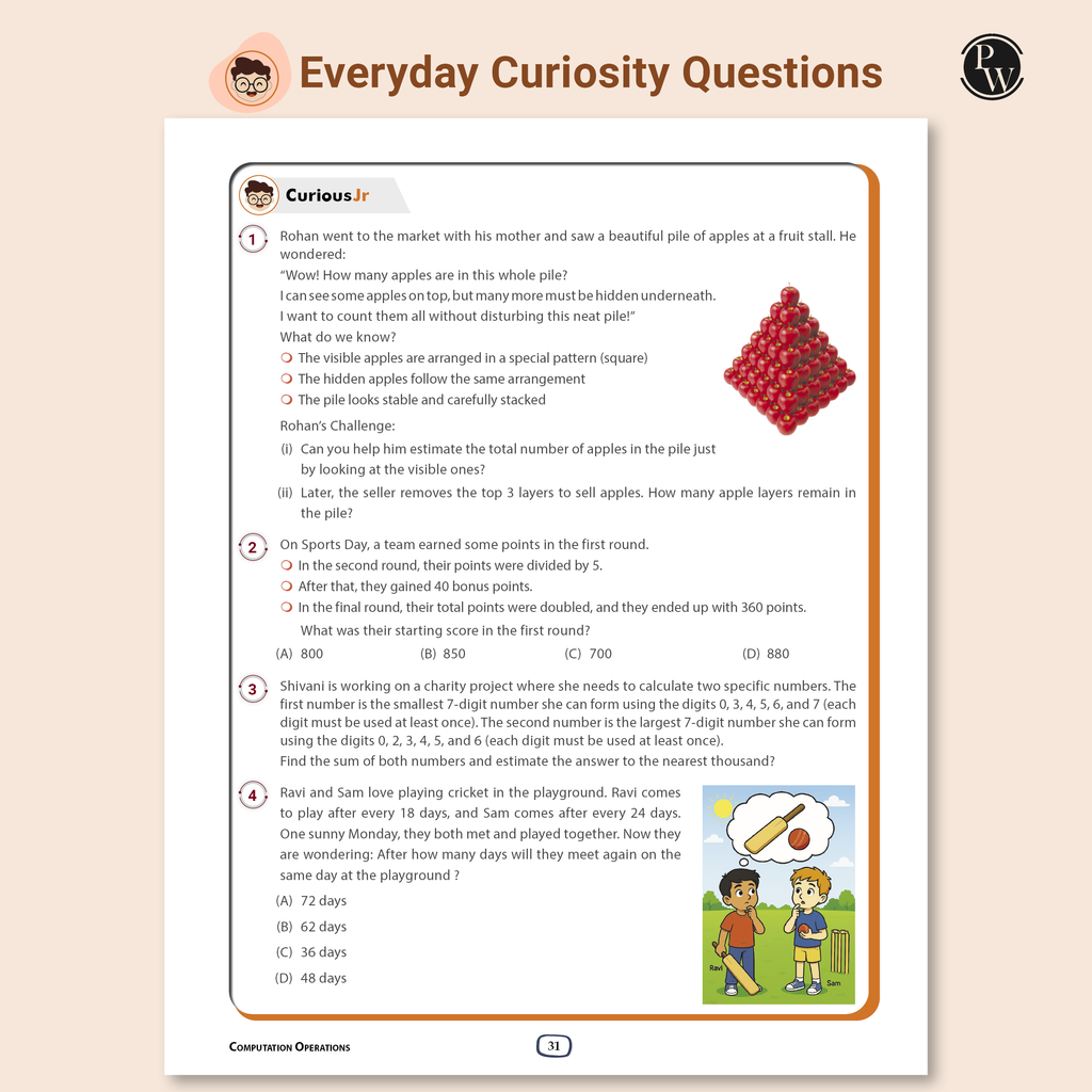 Olympiad Plus Workbook For Class 5 Mathematics Prepguide, Concept Map, PYQs and Worksheets For After School Practice | IMO, iOM, Hindustan Olympiad, NSTSE, SEAMO, ISTSE and Others