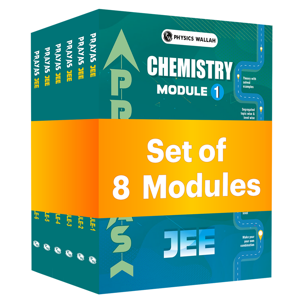 PW Prayas For JEE Main & Advanced Droppers Chemistry Modules with Solutions Combo Set of 8 Books (2026 Edition)
