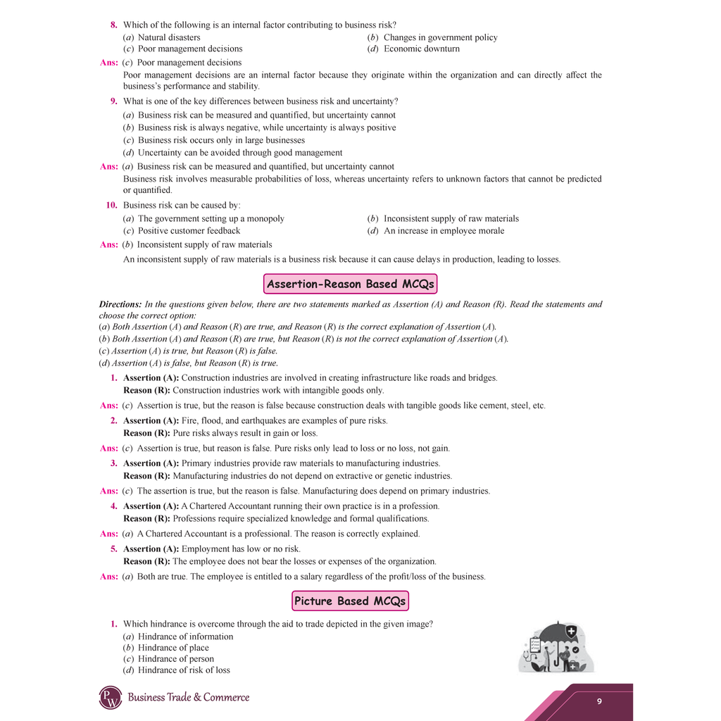 CBSE Question & Concept Bank (QCB) Class 11 Business Studies Chapter-wise and Topic-wise Solved Questions For 2026 Exams with Competency Based Question