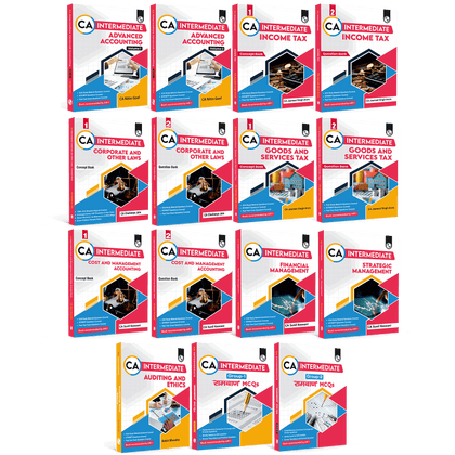 CA Inter May 2027 (G1 + G2) Bundle of 15 Books