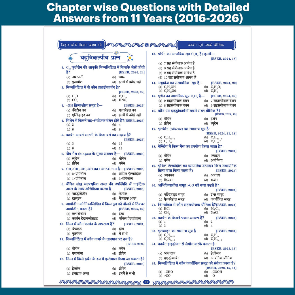 PW Bihar Board Class 10 Science (Hindi) JEET Guess Papers & Question Bank By Nisha Pandey For 2026-27 Exam | NEP 2020 | Chapter-wise Mind Maps & PYQs | Model Papers with OMR Sheet