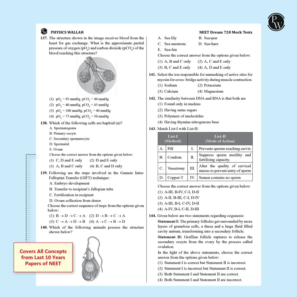 20 NEET Dream 720 Mock Tests For 2025-2026 Exams As Per New Exam Pattern (180 Questions) | Full Syllabus Tests to All NEET Twist of Physics, Chemistry and Biology