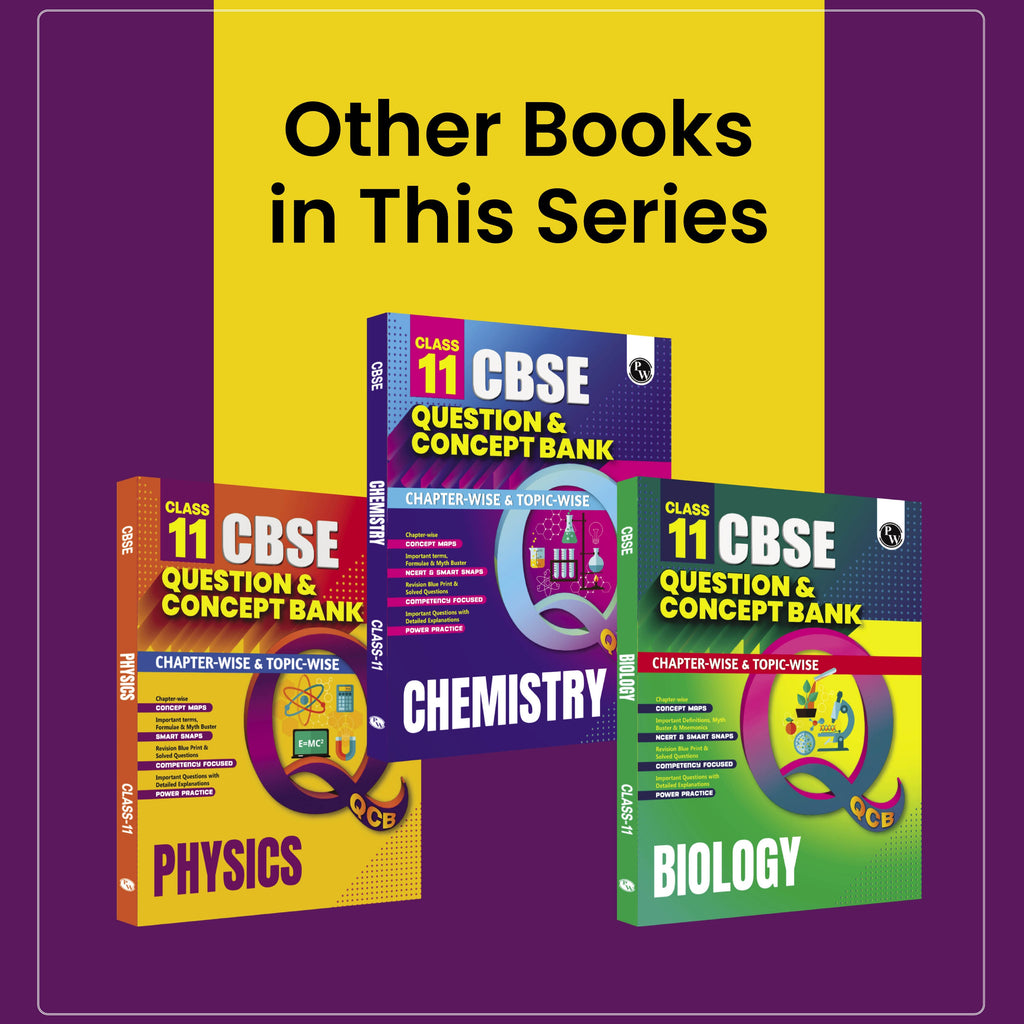 PW CBSE Class 11 Question & Concept Bank (QCB) Mathematics Chapter-wclass 11 maths question bankise and Topic-wise Solved Questions For 2027 Exams with Competency Based Question