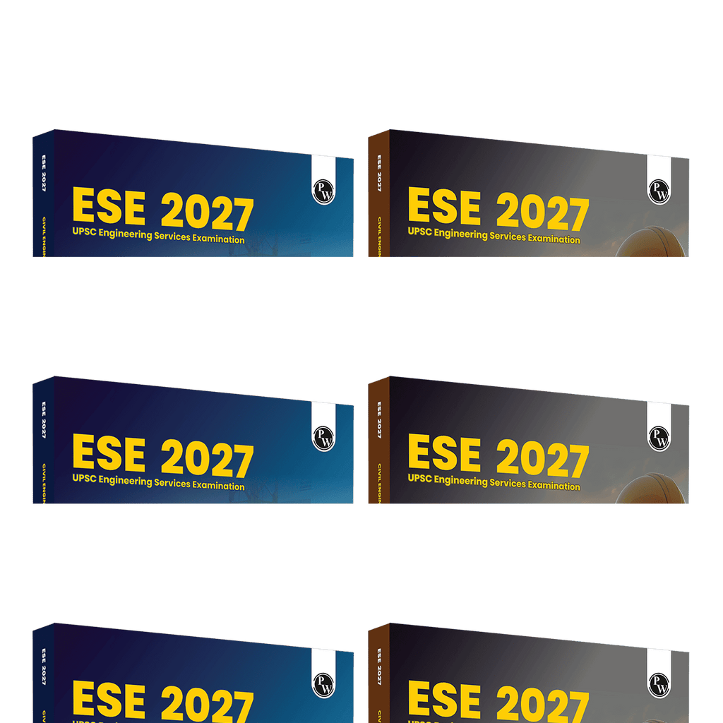 UPSC ESE 2027 Topicwise 28 Previous Years Solved Questions Civil Engineering Preliminary Examination Volume 1 & 2 Combo Set of 2 Books