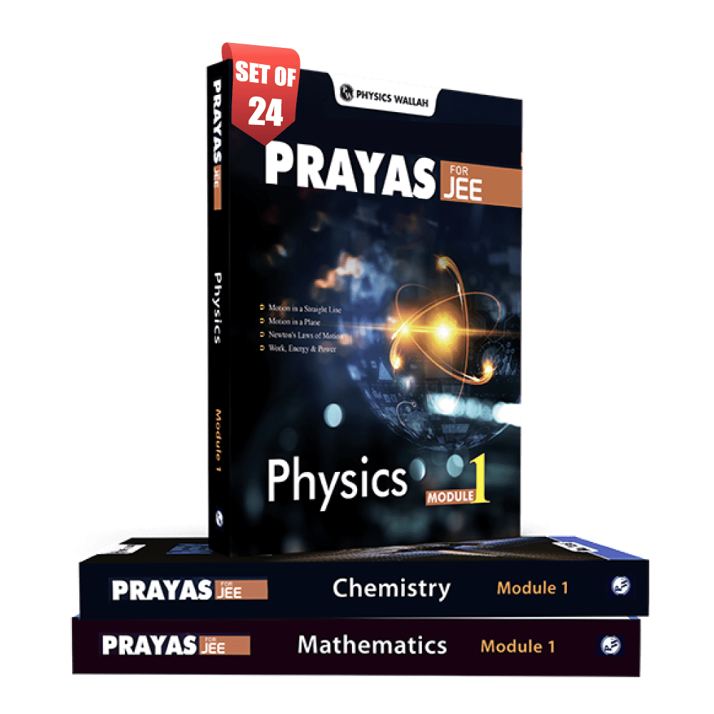 Prayas for JEE Main & Advanced Droppers Physics, Chemistry and Mathematics Modules with Solutions (2024 Edition) Combo Set of 24 Books