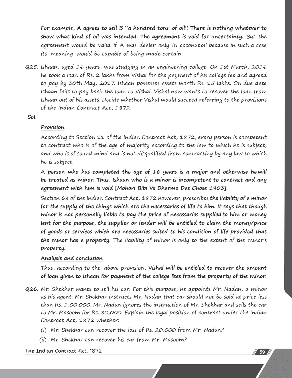 CA Foundation Business Laws | Including PYQs, MTP, RTP and All Important Questions | Latest Syllabus (For 2024 Exams)