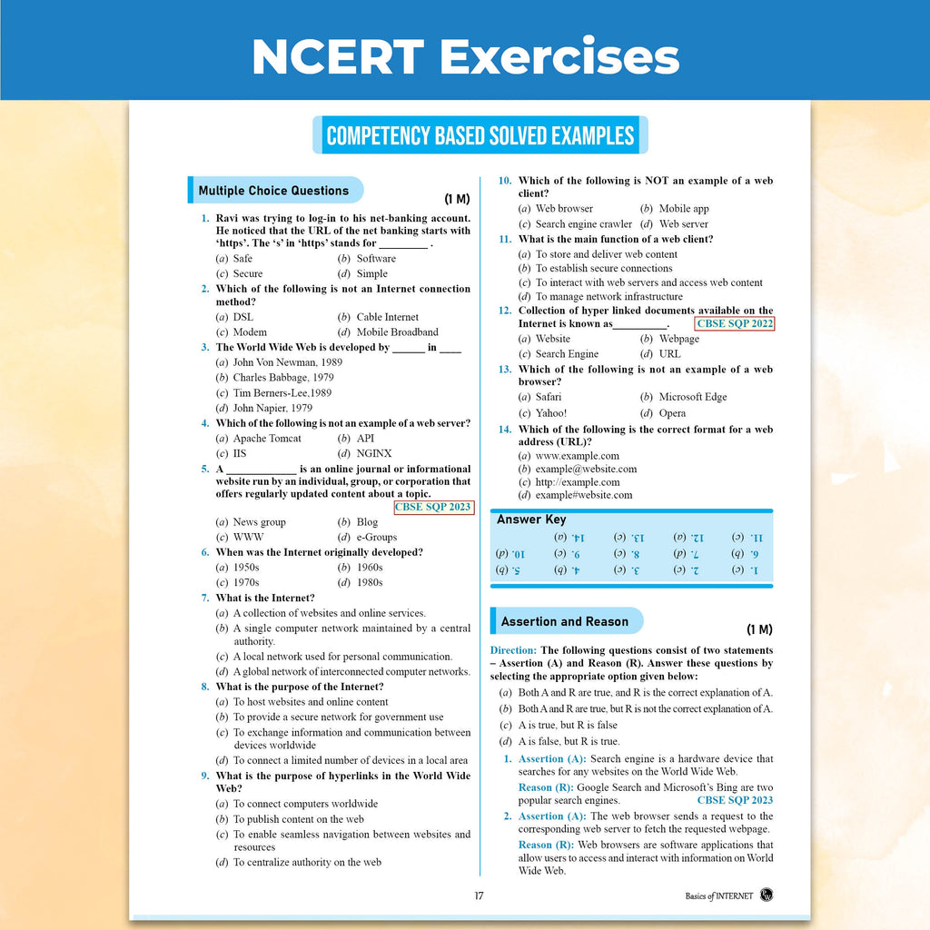 PW CBSE Question & Concept Bank Class 10 Computer Application 2027 Chapterwise & Topicwise By Prateik Sharma | NCERT Important Questions Concept Maps PYQs Mock Test 50% Competency Based Questions