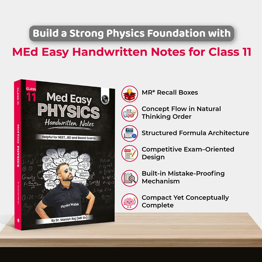 Med Easy Physics Class 11 Handwritten Notes By MR Sir | Helpful For NEET, JEE and Board Exams | Detailed Notes For Basic to Advanced Preparations