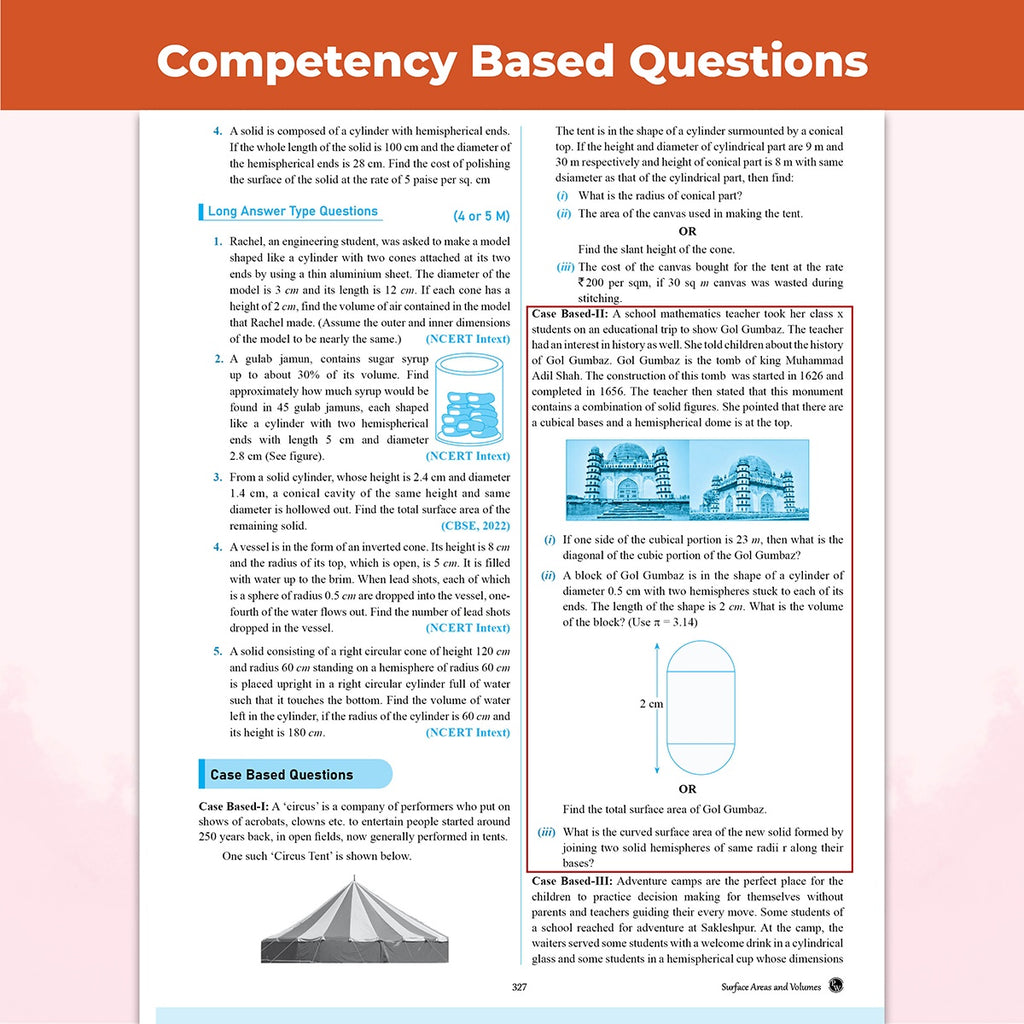 CBSE Question & Concept Bank (QCB) Class 10 Basic Maths Chapter-wise and Topic-wise Solved Questions For 2027 Board Exams with 50% Competency Based Question