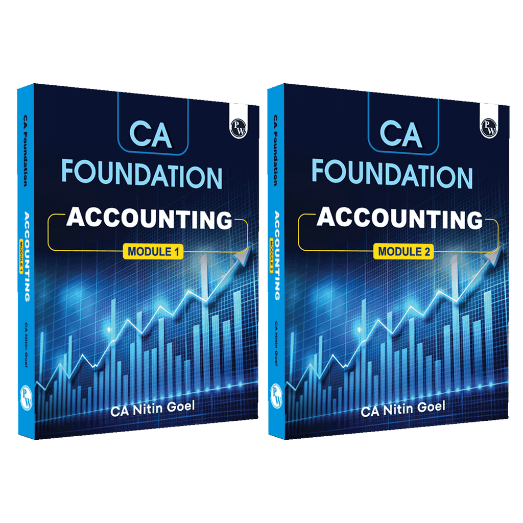CA Foundation Accounting Volume 1 & 2 Combo Set of 2 Books By CA Nitin Goel l Including PYQ, MTP, RTP and All Important Questions Latest Syllabus For 2025 Exam