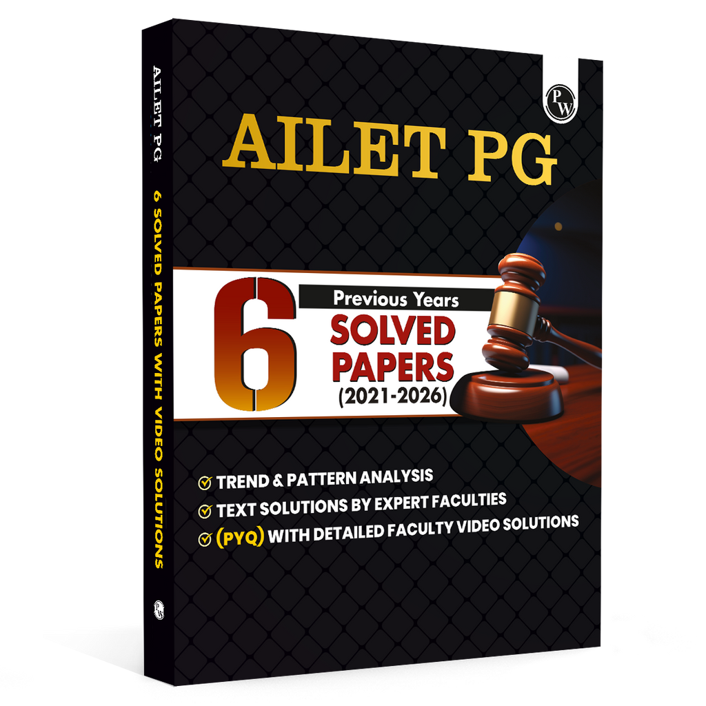 AILET PG Books for Preparation 2027 | 6 Previous Year Solved Papers (2026-2021) with explanation and Detailed Video Solutions | Trend & Pattern Analysis