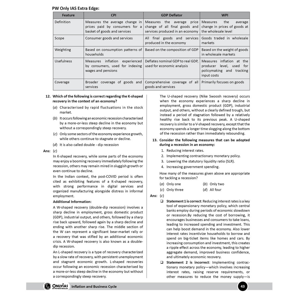 UPSC Mission Prelims Indian Economy Chapterwise Topicwise Question Bank | 650+ Handpicked Questions & Important Topics Covered with Detailed Explanation