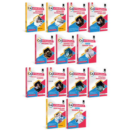 CA Intermediate Group 1 and 2 (All Subjects) Ramban MCQ's Group 1 & 2 Combo Set of 13 Books l Latest Syllabus For Jan 2027 Exams