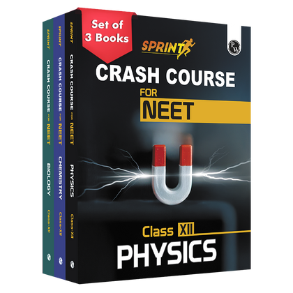 Sprint NEET Crash Course Class 12 Physics, Chemistry, Biology Combo Set of 3 Books For 2025-2026 Exams l 60 Days Study Plan l Crisp Theory & Levelwise Questions