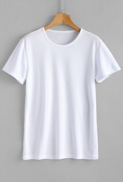Plain White T-shirt XXL