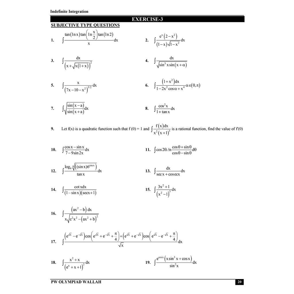 Olympiad Wallah JEEnius Edge 11 Mathematics (Part 2) For 2026 | For JEE, ISI-CMI, IOQM, RMO & Maths Olympiad Exam | Logical & Analytical Problem Sets, JEE-Level Challenges