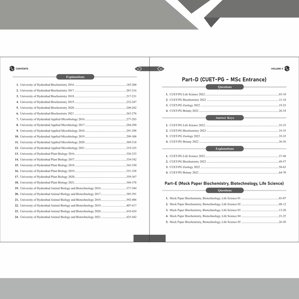 Mega Solution Series Biotechnology Biochemistry Microbiology Volume 3 by Debasish Kar For CUET-PG 2024-2025 Exams