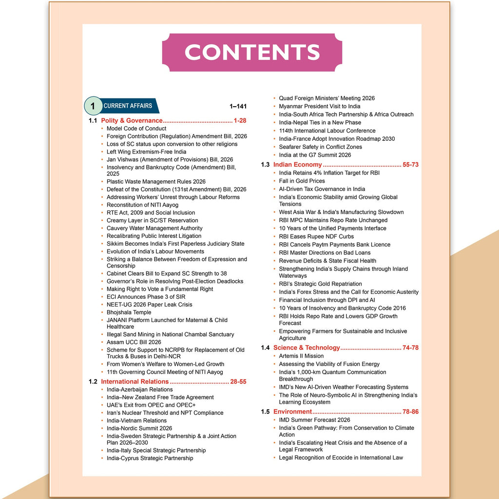 UPSC Quarterly Current Affairs Magazine Vol. 2 April to June 2026 By Aasim Sir | For UPSC & State Civil Services Exams 2026-27 English Edition | GS l, GS ll, GS lll Integrated Coverage