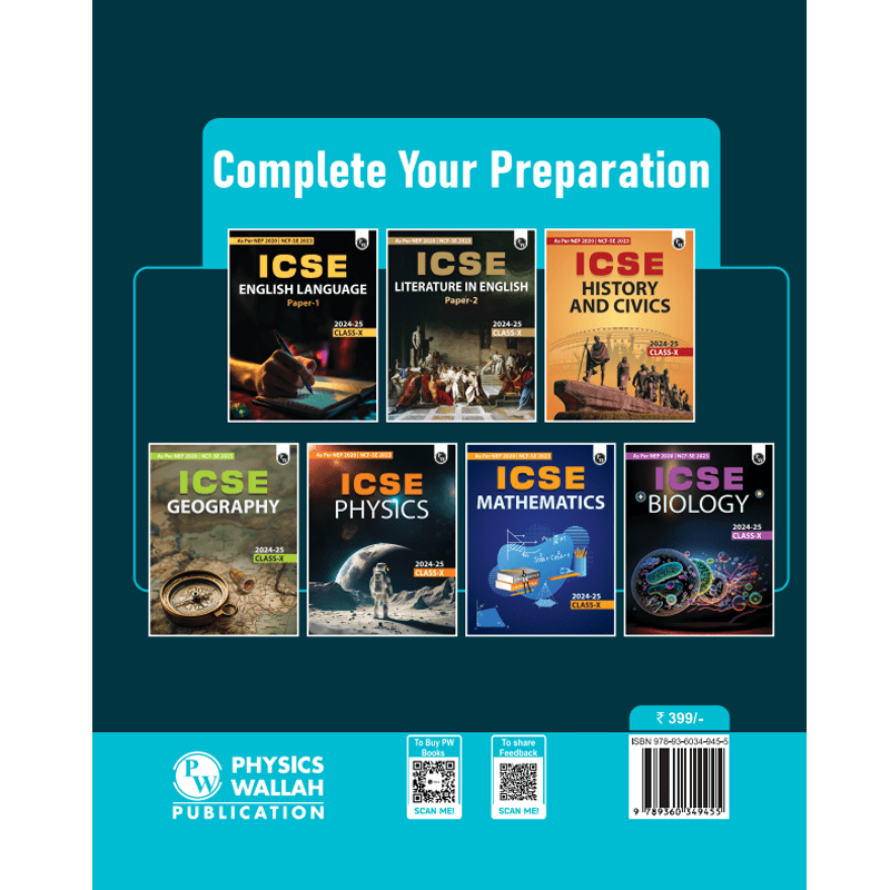 ICSE Class 10 Chemistry as Per Latest NEP For Exam 2024-25