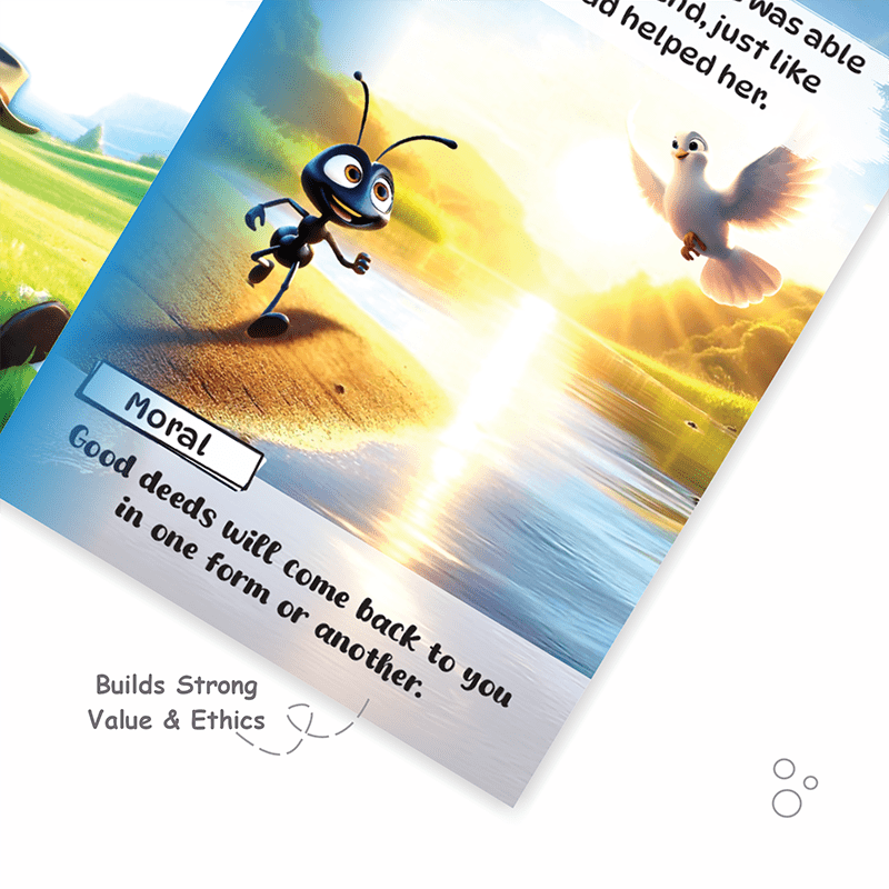 Moral Story Books and 100+ Activities Based on Moral Stories For Kids (Set of 11 Books) with 3D Animated Images | Educational Story and Activity Books For 3+ Years Old