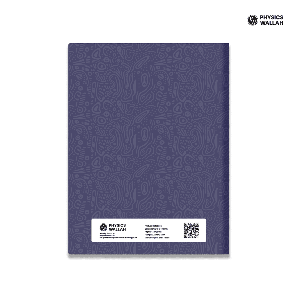Doodle Notebook | 172 Pages | 18 x 24 cm | Math 0.5 Inch (12 mm )