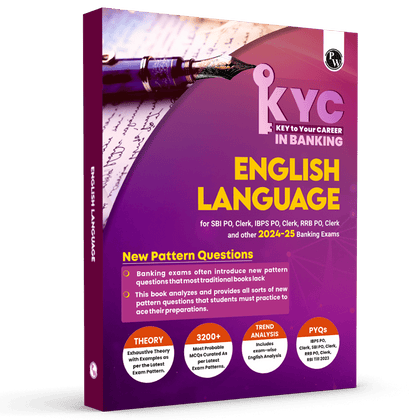 KYC Reasoning Ability Book For All Banking Exams 2024 - 2025 with PYQs and New Pattern Questions - Key To Your Career For Banking