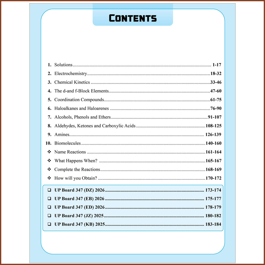 UP Board Class 12 Question Bank Chemistry Guru Mantra By Harsh Kumar (KGF Bhaiya) For 2026-27 Exam | NEP 2020 | Chapter-wise Theory with Previous Year Questions, NCERT Exemplar Questions