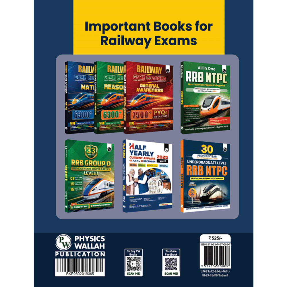 All in One RRB Group D Level-1 For 2026-27 Exam | Chapterwise Theory, Short Tricks and Exercises | 15 Previous Year Papers (PYQs) 2018- 2026 with 15 Practice Sets