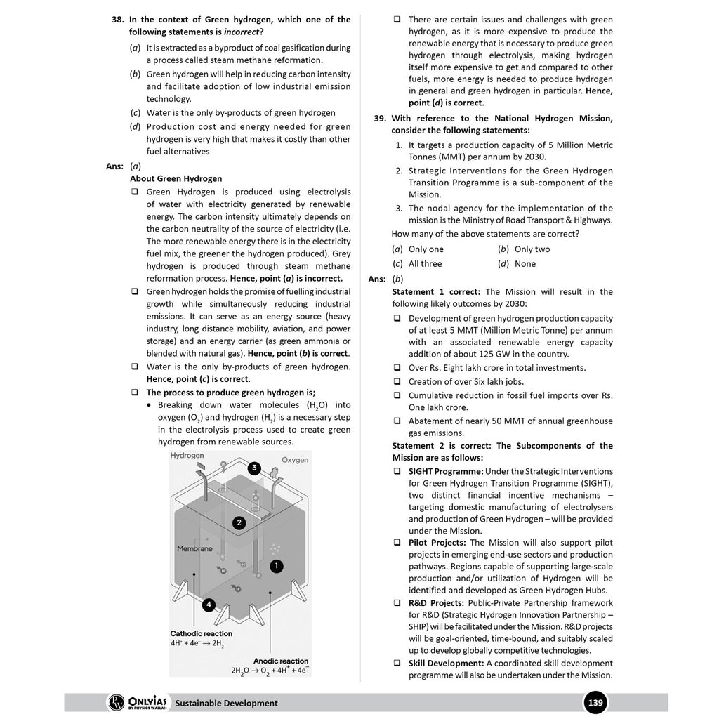 PW UPSC Mission Prelims Environment & Ecology Question Bank Chapterwise & Topicwise | 440+ Handpicked Questions & Important Topics Covered with Detailed Explanation