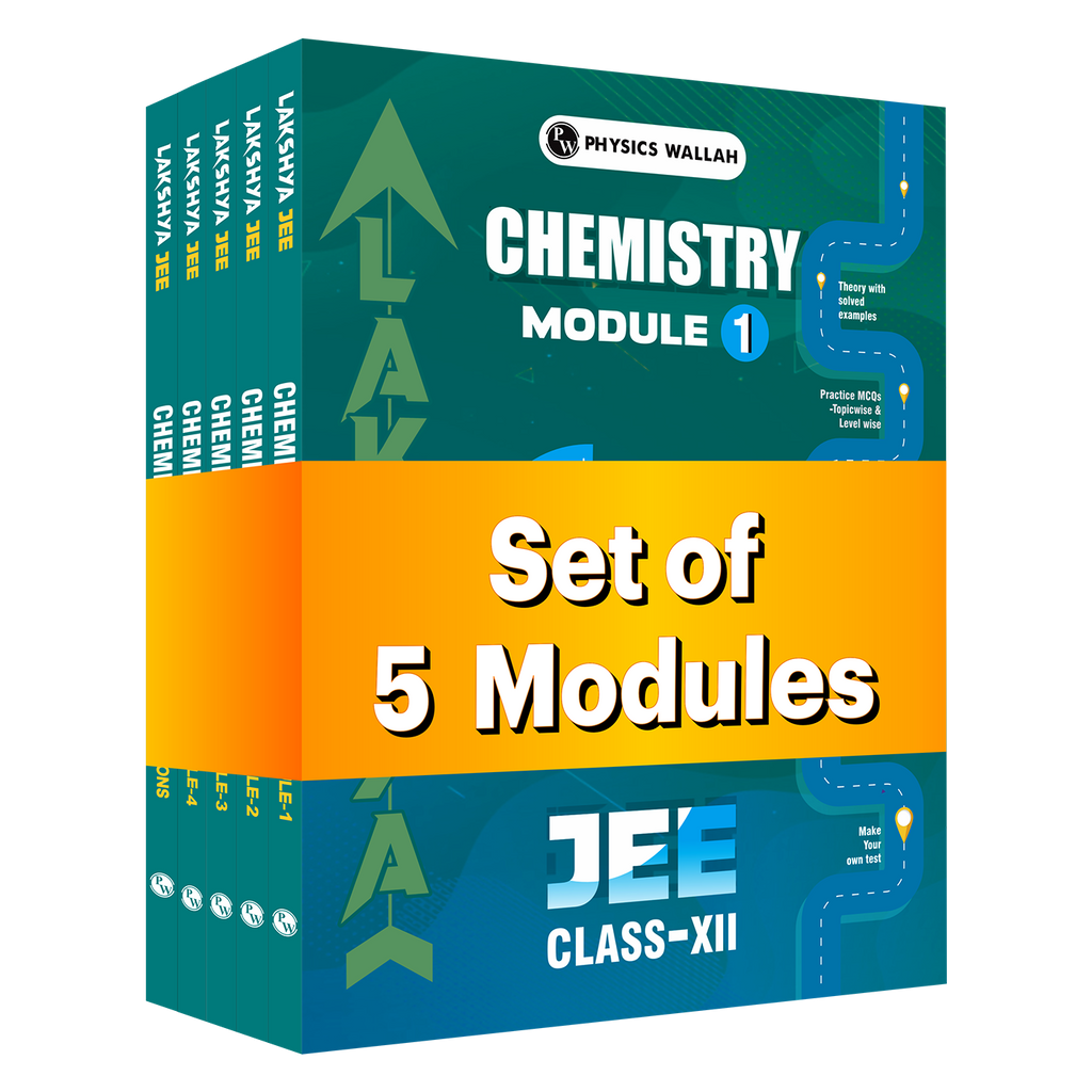 PW Lakshya For JEE Main & Advanced Class 12 Chemistry Modules with Solutions Combo Set of 5 Books (2026 Edition)
