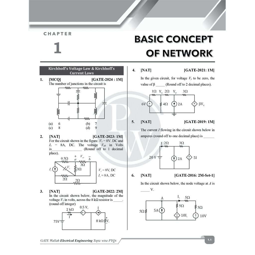 GATEWALLAH Electrical Engineering and Engineering Mathematics & General Aptitude Combo Set of 2 Books Topicwise Previous Years Solved Questions with Video Solutions For 2026 Exams