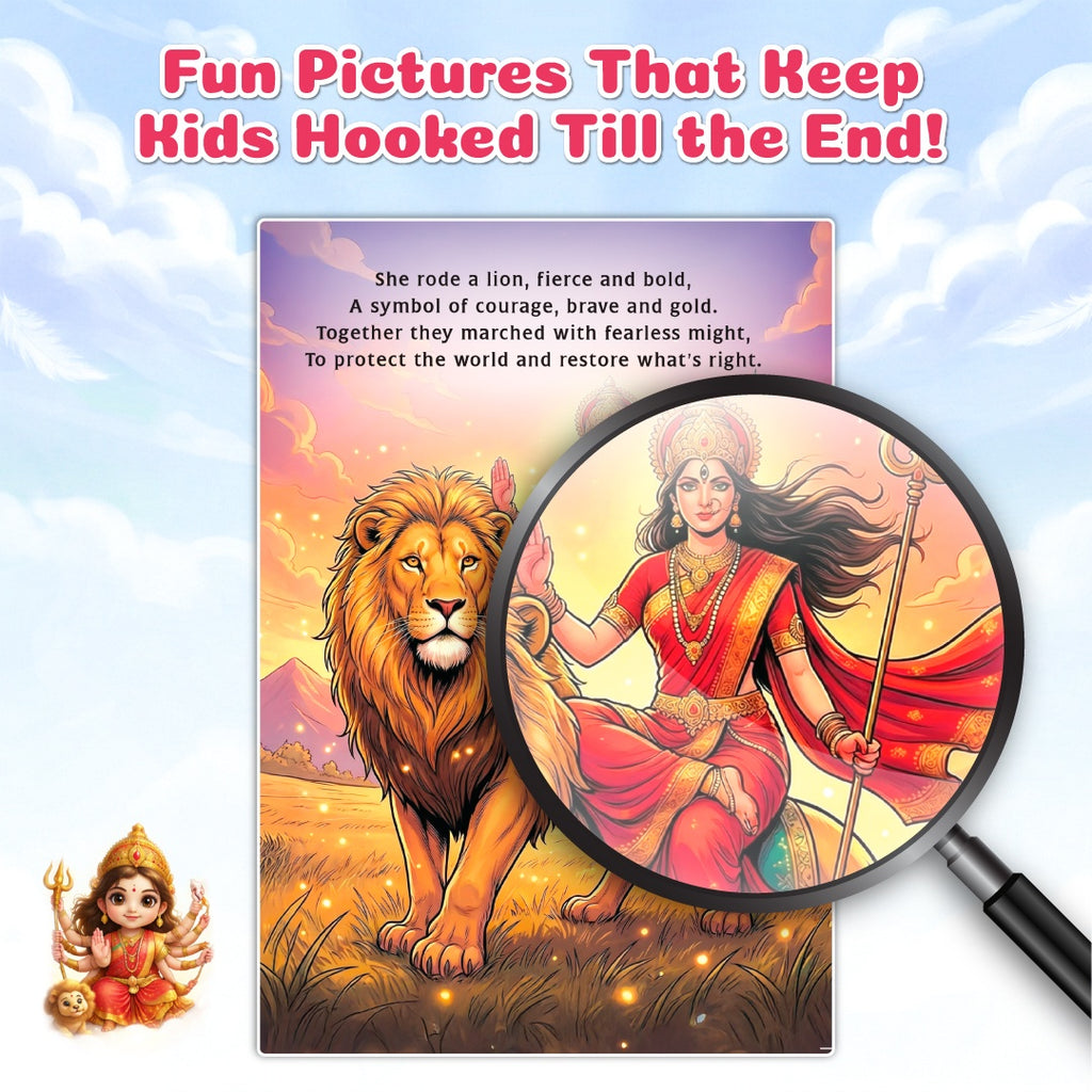 Mythology Story of Goddesses For Kids (Set of 5 Books) | Durga, Saraswati, Lakshmi, Kali, & Shiv Parvati | Colourfully Illustrated Easy Spiritual Tales with Moral Values