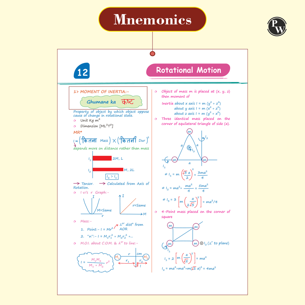 Physics Med Easy 2.0 Notes | Notes, Formulas, Mnemonics, Tips & Tricks for NEET/JEE & Board Exams | Dr. Manish Raj (MR Sir) Physics Handwritten Notes----new