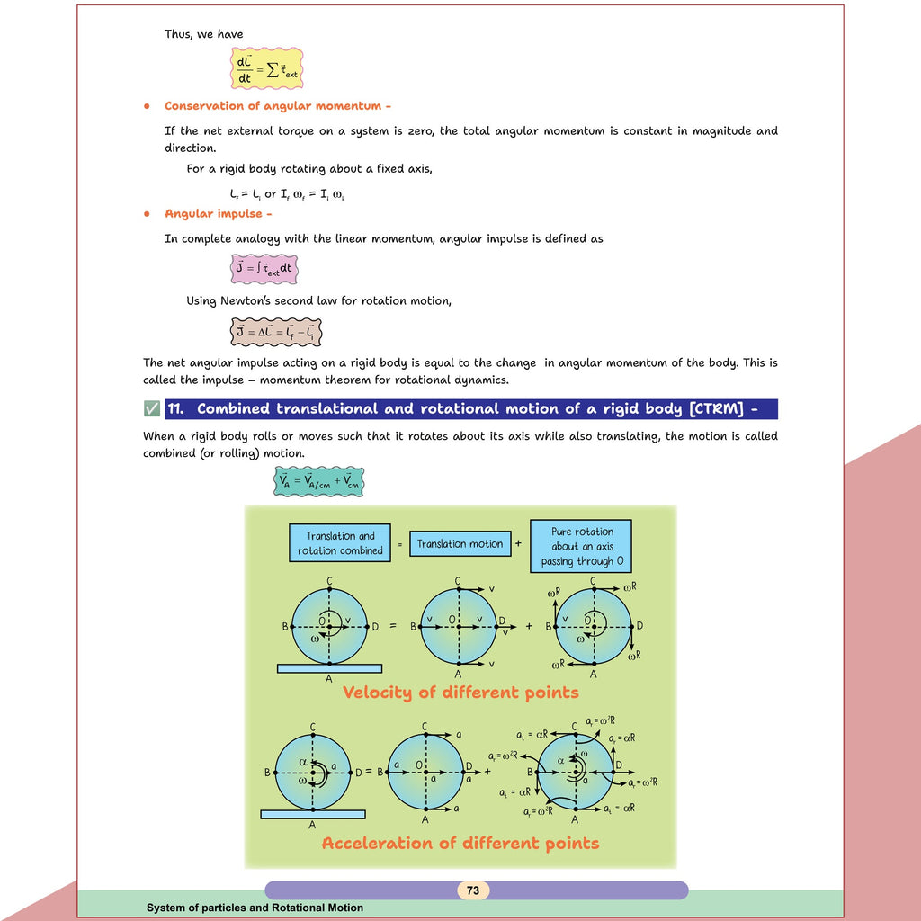 Handbook Physics, Chemistry, Maths Combo Set of 3 Books For 2026-27 Exams | Highly Useful For JEE, CBSE Class 11-12 & Other Competitive Exams | Quick Revision Book | Important NCERT Lines