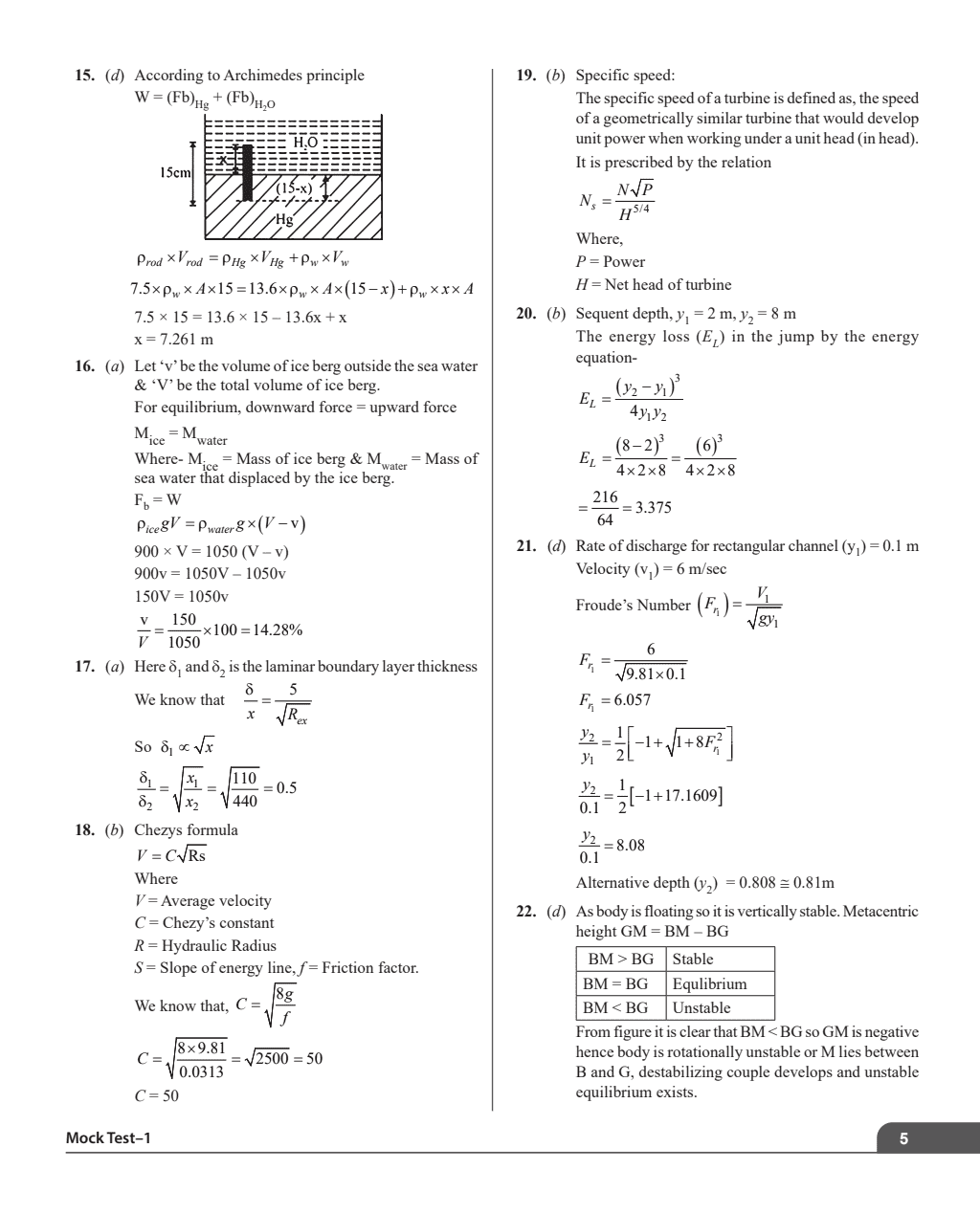 SSC JE Civil Engineering Mock Tests Paper- I, 11 Subject wise Mock tests and 5 Full length Tests, Fresh 1200+ Questions based on new SSC JE exam pattern--