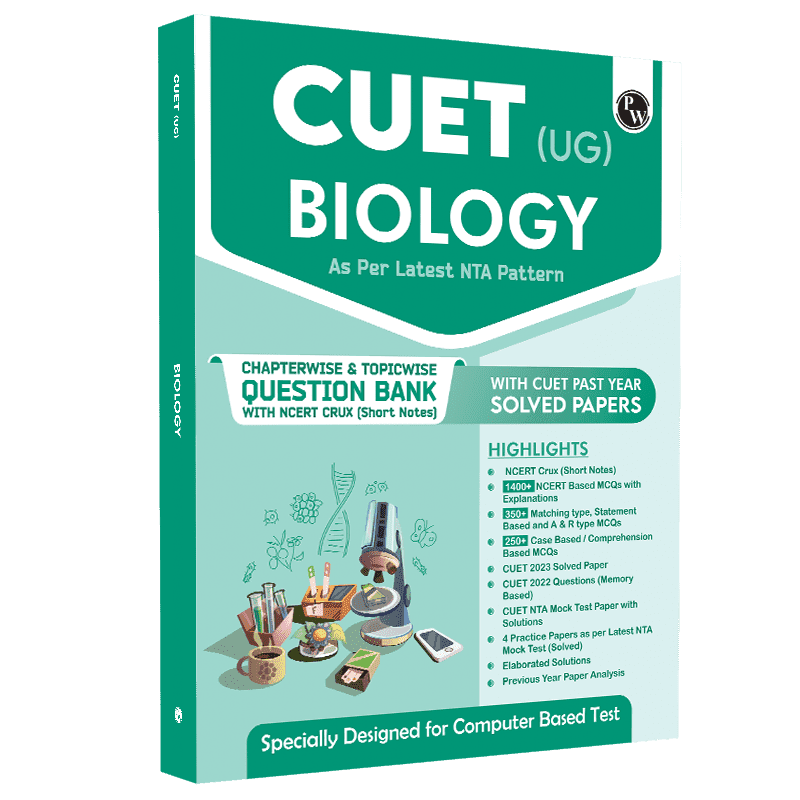 Cuet Biology Chapterwise & Topicwise Question Bank (2023- 2024) with Complete NCERT Crux, CUET PYQs (2022-2023) Past Year Questions and Mock Test I For Central Universities Entrance Test 2024